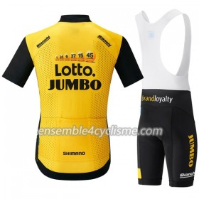 Tenue Maillot + Cuissard à Bretelles 2018 LottoNL-Jumbo N001